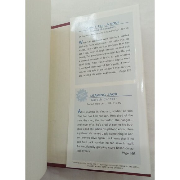 Reader's Digest Select Editions Vol 1 2009 HC 1st Ed w/ Dust Jacket - Picture 7 of 10